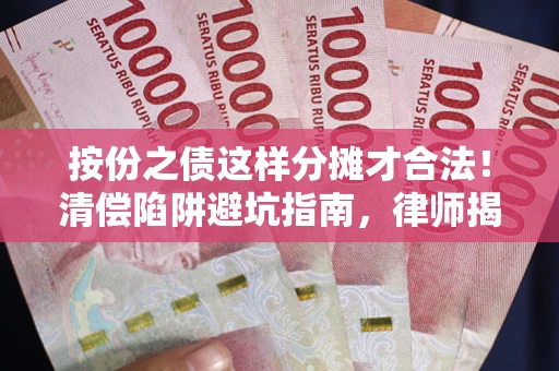 北京按份之债这样分摊才合法！清偿陷阱避坑指南，律师揭秘关键条款