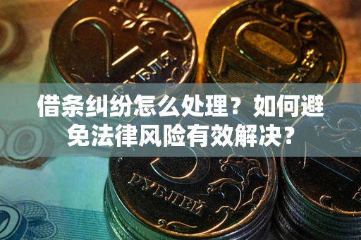 北京借条纠纷怎么处理？如何避免法律风险有效解决？