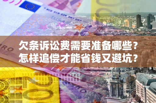 北京欠条诉讼费需要准备哪些？怎样追偿才能省钱又避坑？