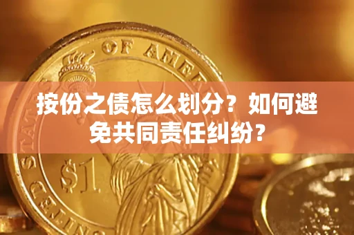 北京按份之债怎么划分？如何避免共同责任纠纷？