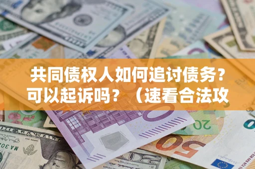 北京共同债权人如何追讨债务？可以起诉吗？（速看合法攻略）