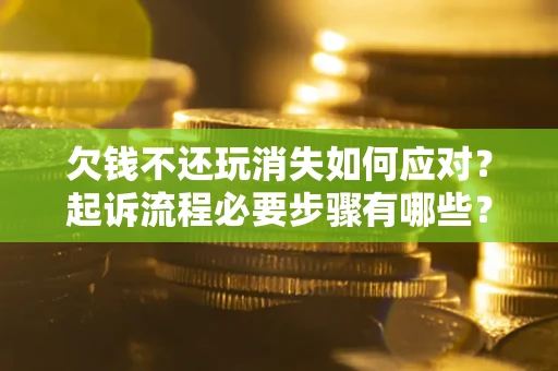 北京欠钱不还玩消失如何应对？起诉流程必要步骤有哪些？